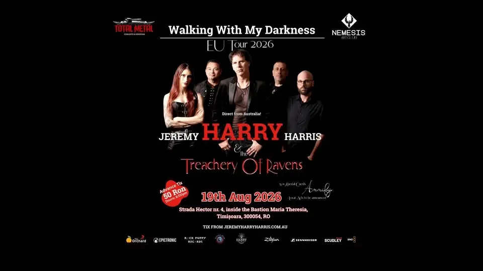 Jeremy Harry Harris & the Treachery Of Ravens | Nemesis Art Club| Timisoara