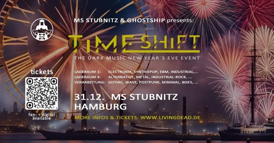 TIMEshift - new year's eve event @ MS Stubnitz