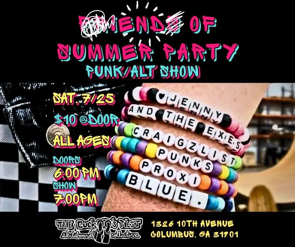 friENDs OF SUMMER PARTY w/ Jenny and the Exes + Craigzlist Punks + PROXi + Blue.