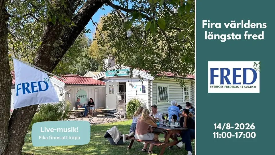 Fira världens längsta fred med oss i Lenhovda ☕🌿