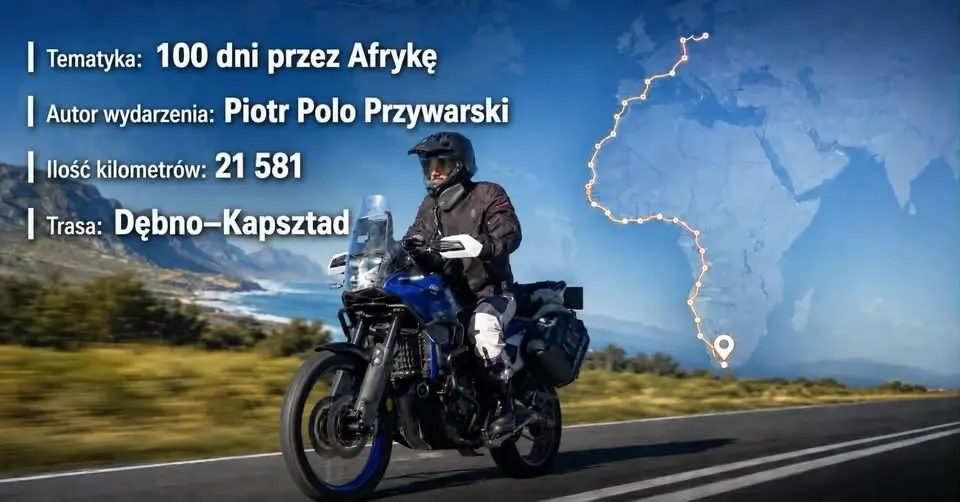 Z Polski do RPA na dwóch kołach – spotkanie z Piotrem „Polo" Przywarskim
