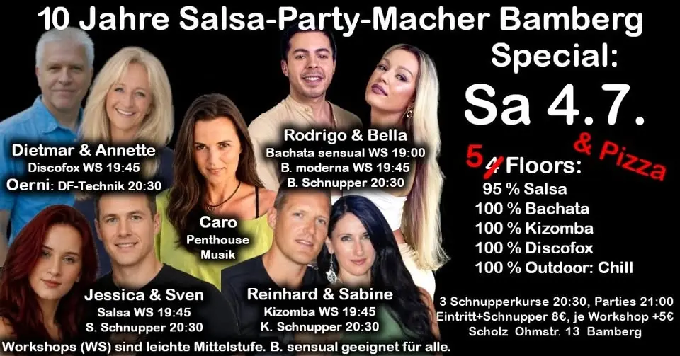 5-Area-Party: Salsa Bachata Kizomba Discofox 4.7.26