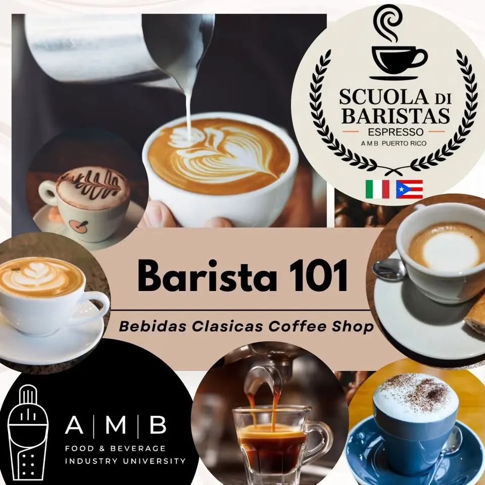 * Taller Practico: Barista 101 (Bebidas Clásicas Coffee Shop) - AMB *