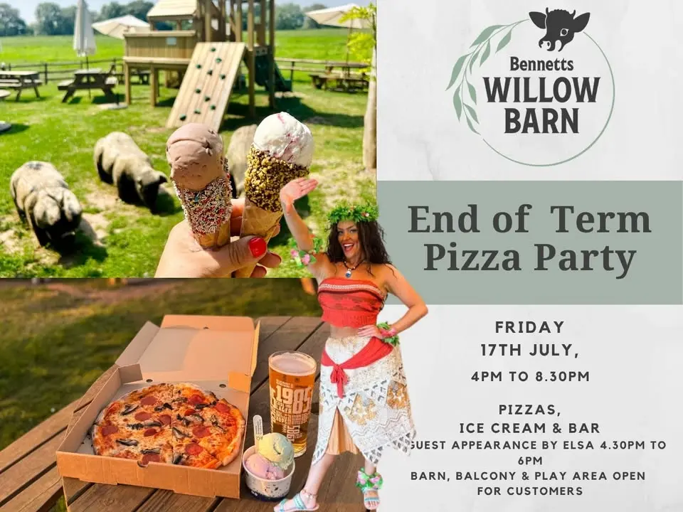 End of Term Pizza Party with guest appearance by Moana