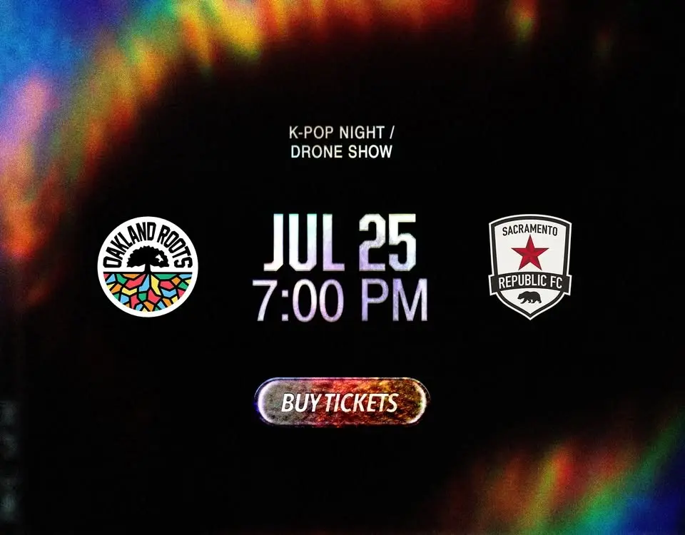 Oakland Roots SC vs. Sacramento Republic FC (K-Pop & Drone Show Night)