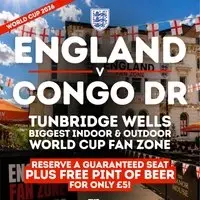 England v Congo DR: World Cup Fan Zone | Tunbridge Wells