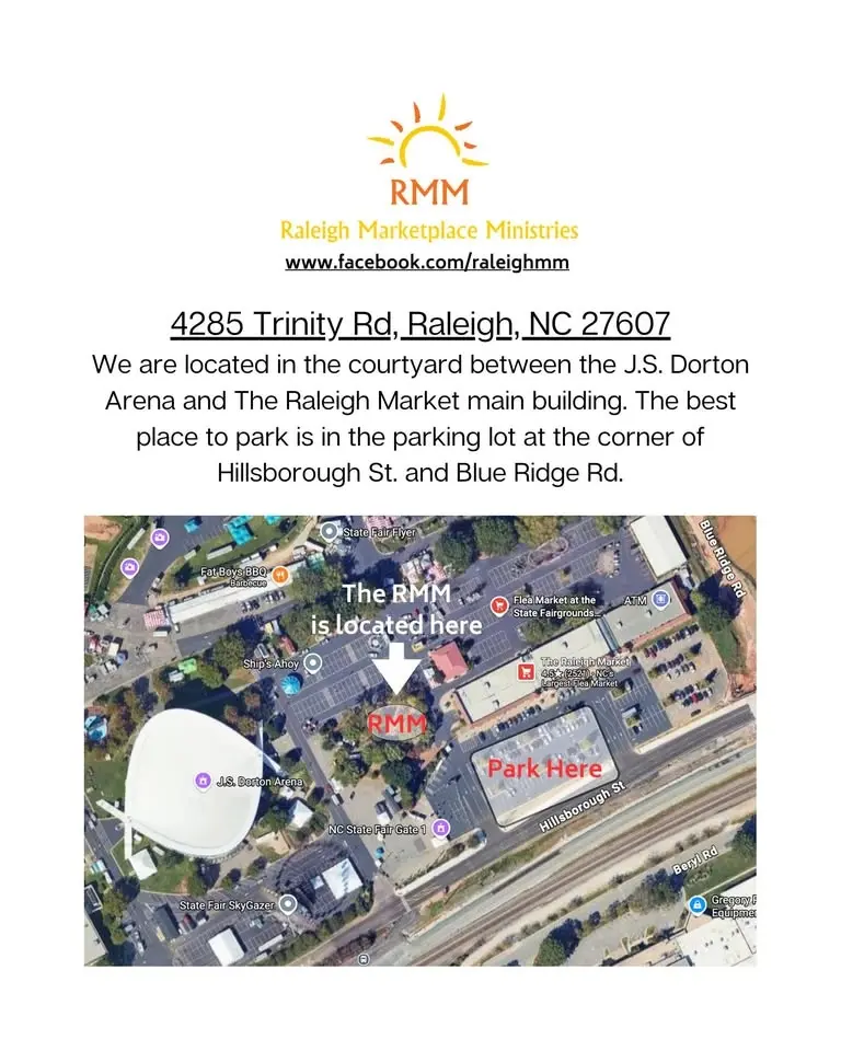 Christian Worship Service at the Raleigh Marketplace Ministries
