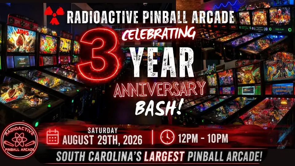 Radioactive Pinball Arcade's 3 Year Anniversary Bash!