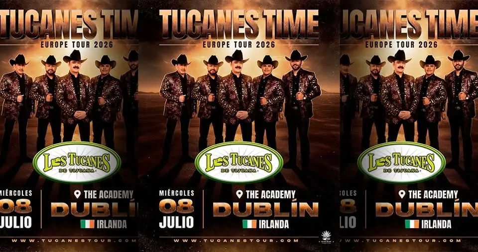 Los Tucanes De Tijuana en Dublín, Irlanda