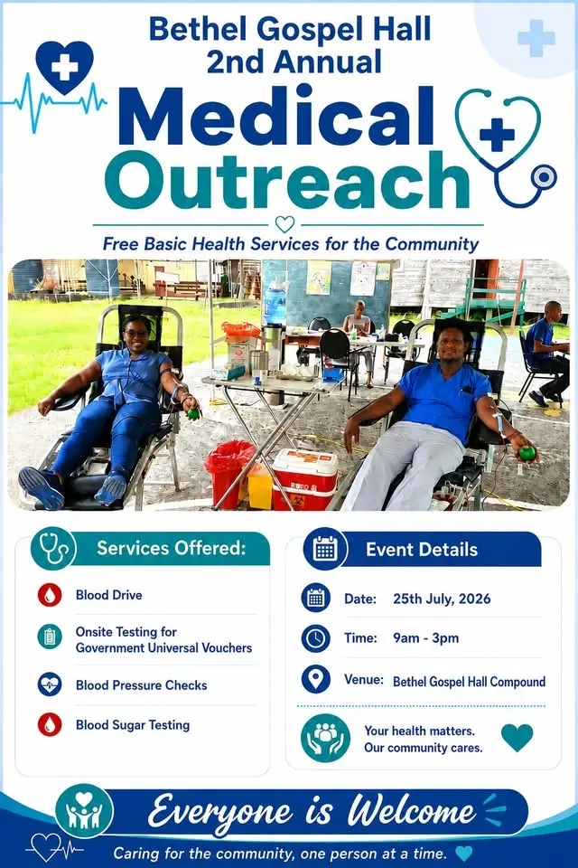 Bethel Gospel Hall 2nd Annual Medical Outreach.