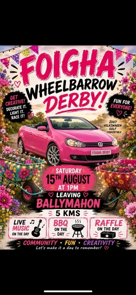 Foigha Fancy Dress Wheelbarrow Derby 