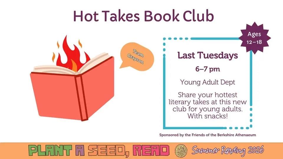 Hot Takes Book Club | Teen Programming
