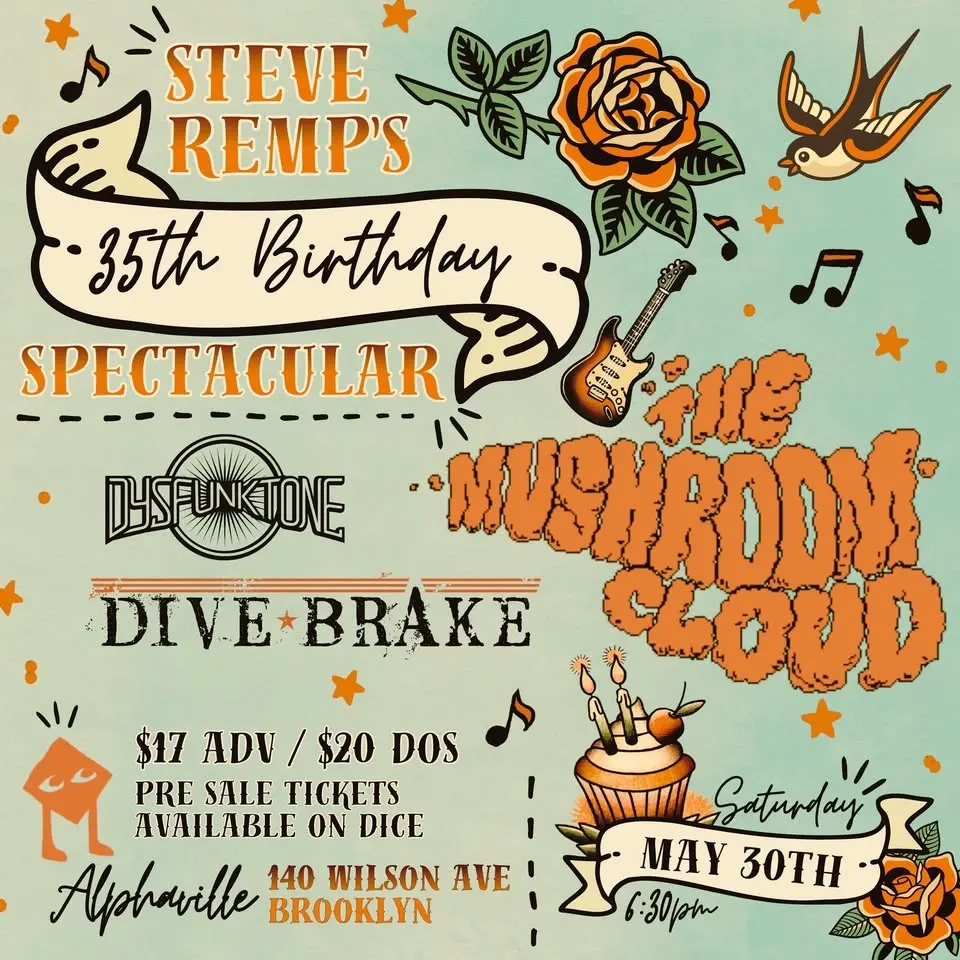 The Mushroom Cloud, Dysfunktone, & Dive Brake at Alphaville