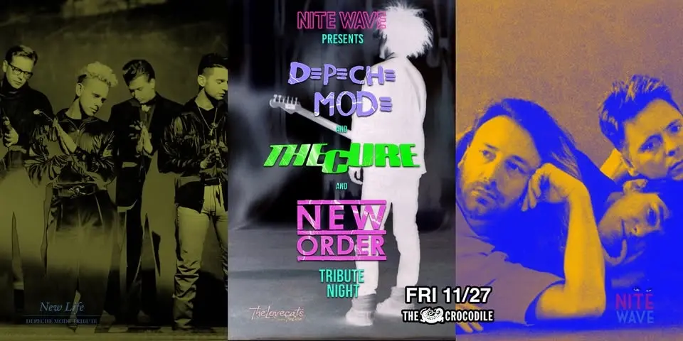 Depeche Mode, The Cure, New Order Tribute Night - The Crocodile (Seattle)