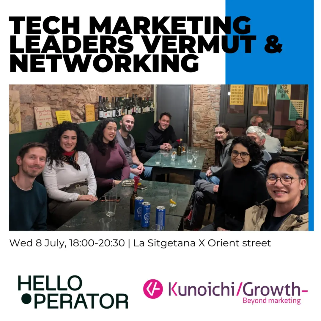 #1 Tech Marketing Leaders Vermut & Networking | Barcelona