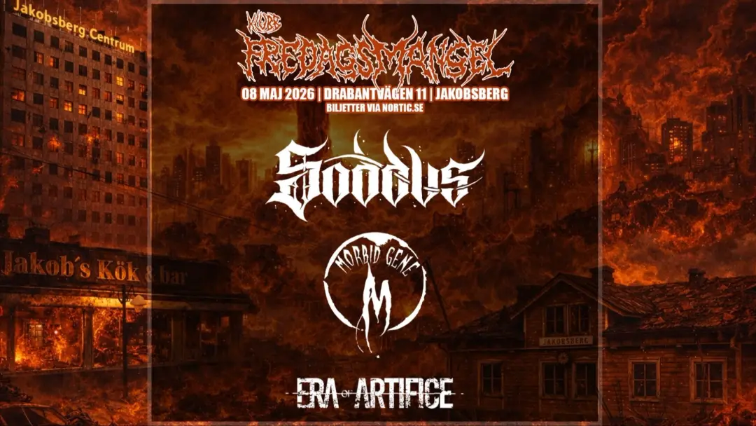Soddus + Morbid Gene + Era of artifice Live @Klubb Fredagsmangel