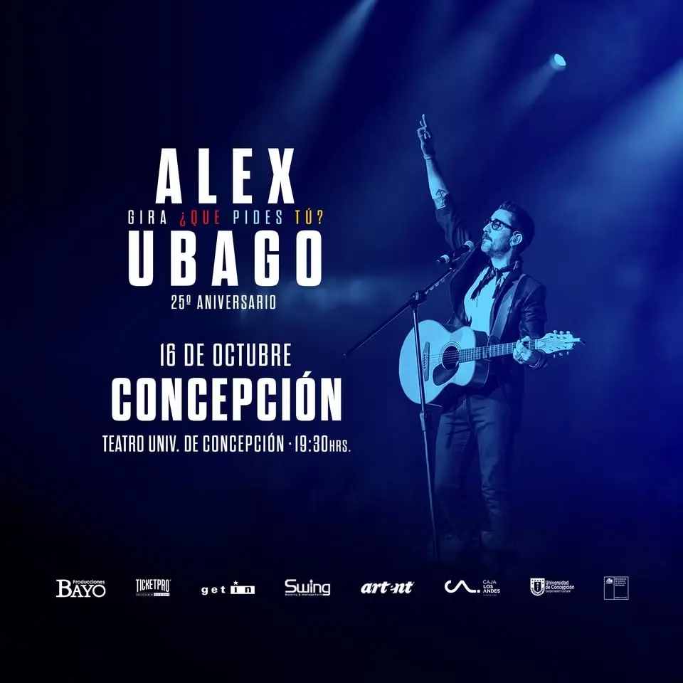 Alex Ubago en Concepción | Gira “¿Qué pides tú?” 25 años