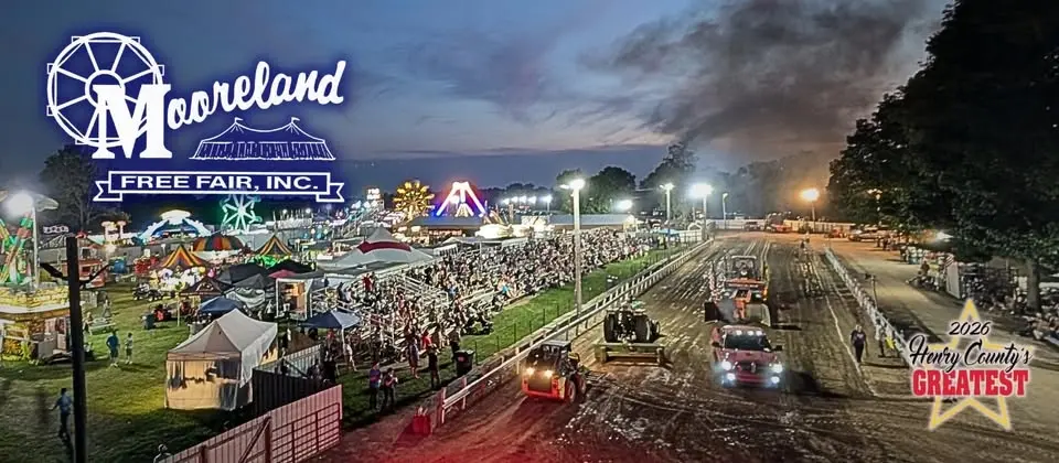 2026 Mooreland Free Fair Track Schedule