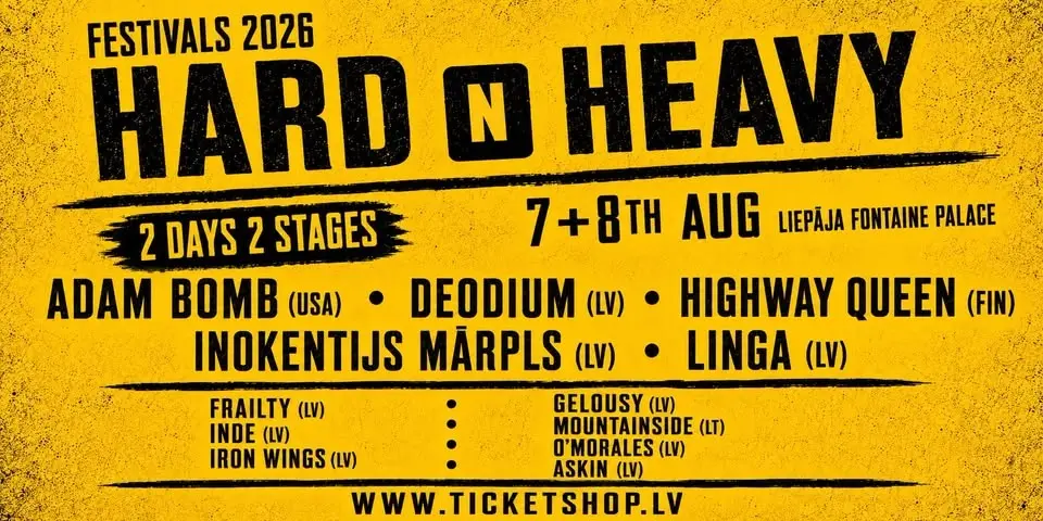 HARD'N'HEAVY FEST 2026 LIEPAJA