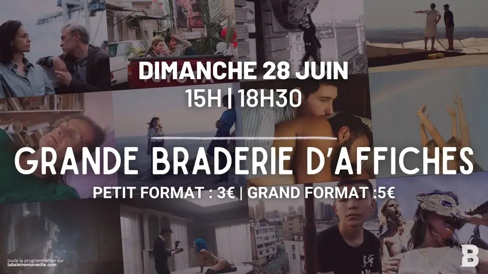 Braderie d'affiches à La Baleine !