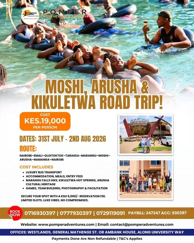ARUSHA, MOSHI & KIKULETWA @ 19,000/-