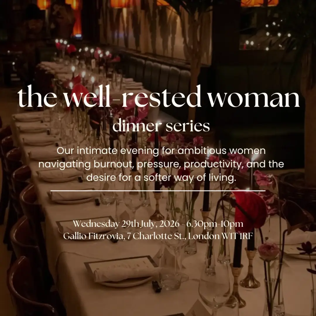 The Well Rested Woman - July Dinner