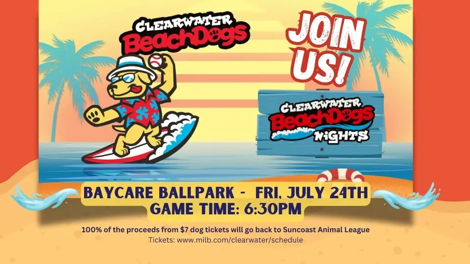Beach Dog Night - July 24th Baycare Ballpark