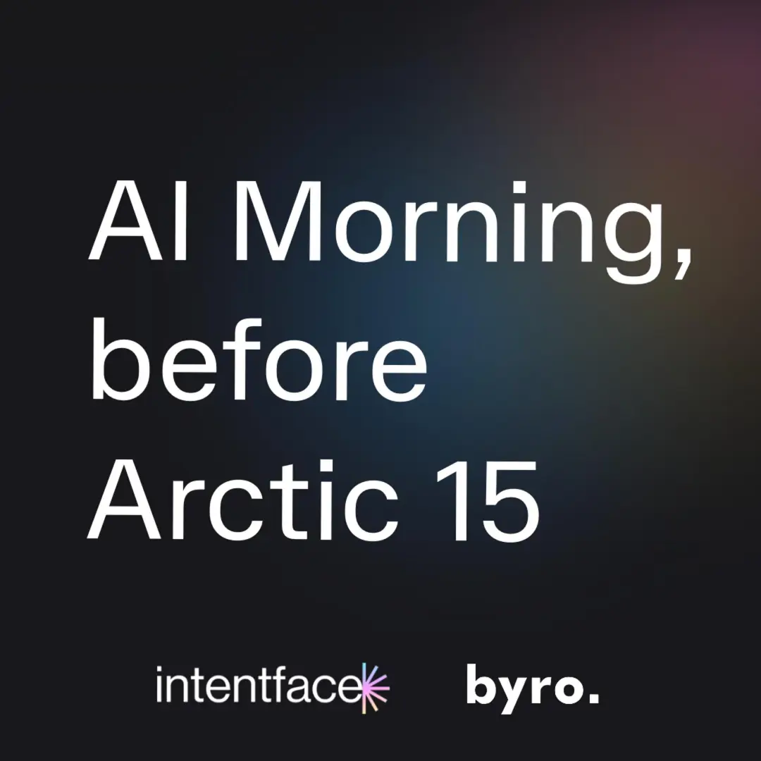 AI Morning, before Arctic15