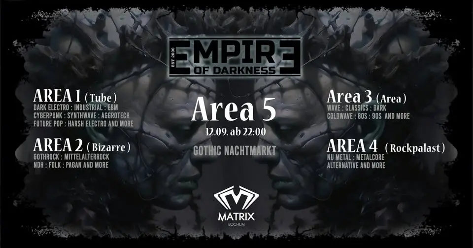 SAMSTAG - E:O:D Vol. 55 AC ( Area 5 : Gothic Nachtmarkt )