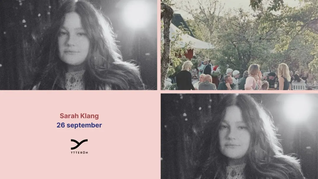 Sarah Klang - Sensommarkvällar på Ytterön