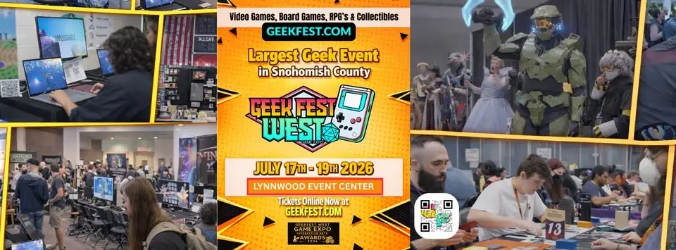 GeekFest West - Game Expo | 2026 at the Lynnwood Event Center - Play, Connect, Geek Out!