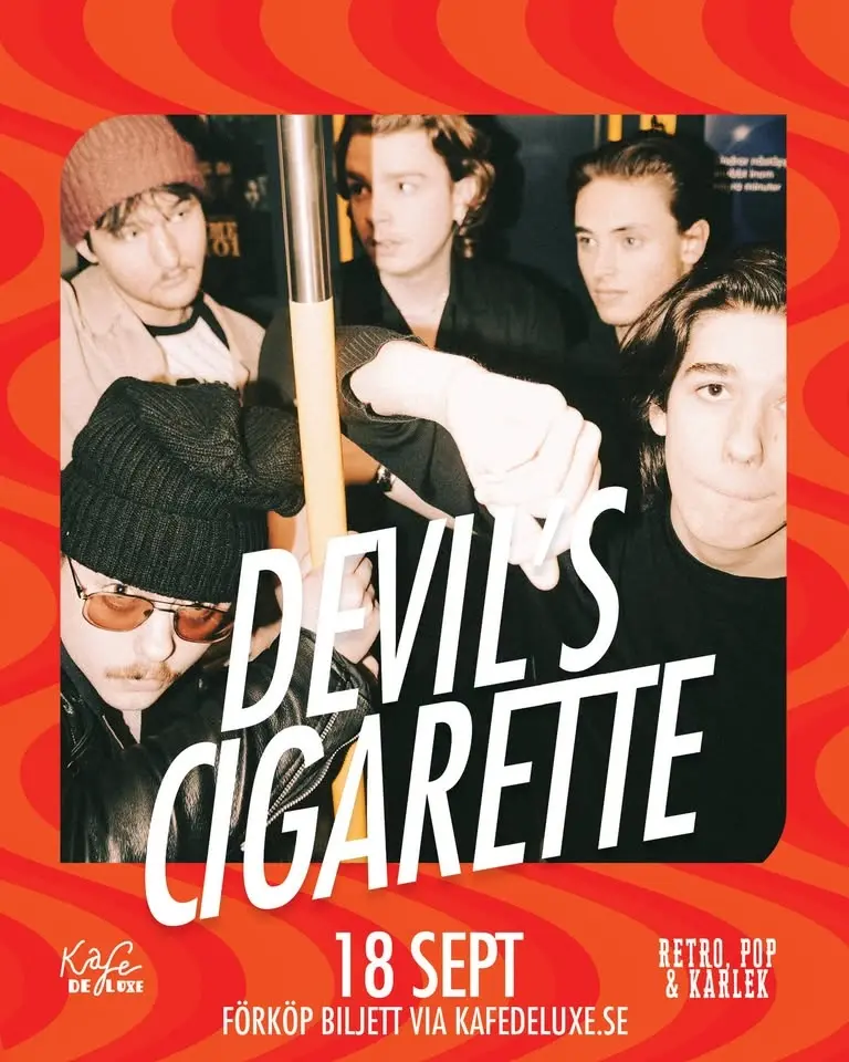 Devil's Cigarette live på Kafé de luxe