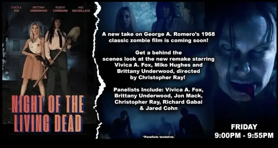 "NIGHT OF THE LIVING DEAD" MONSTERPALOOZA PANEL