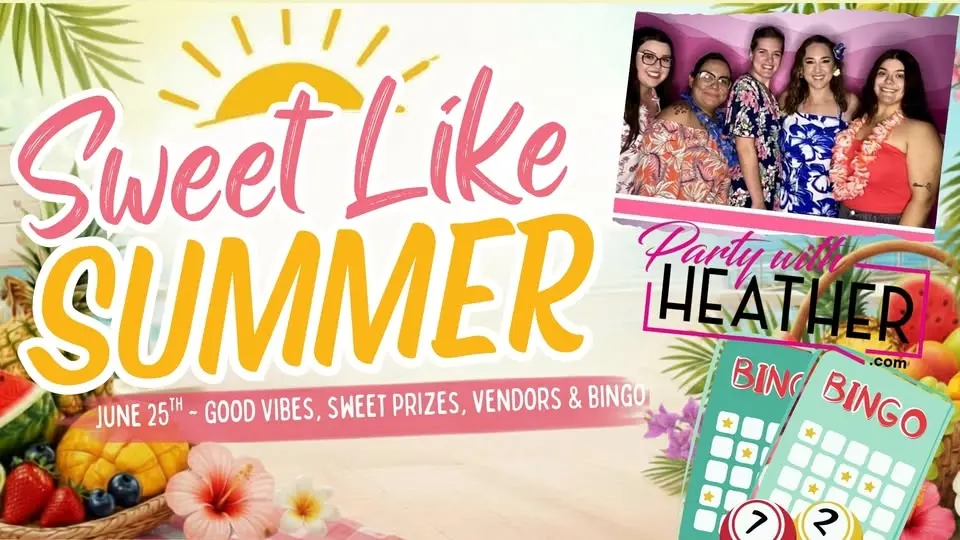 Sweet Like Summer Ladies Bingo Vendor Event PartywithHeather