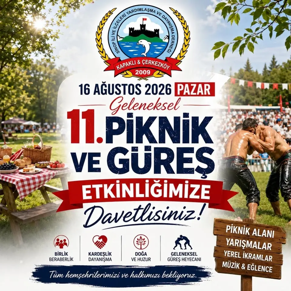 11.GELENEKSEL PİKNİK VE GÜREŞ ŞENLİĞİ 