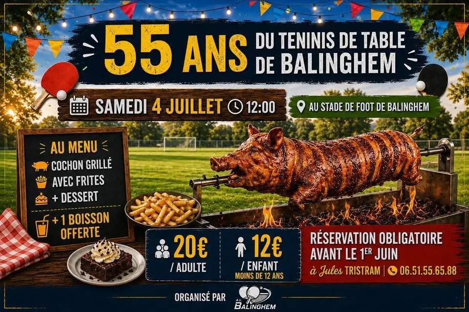 Cochon grillé Balinghem