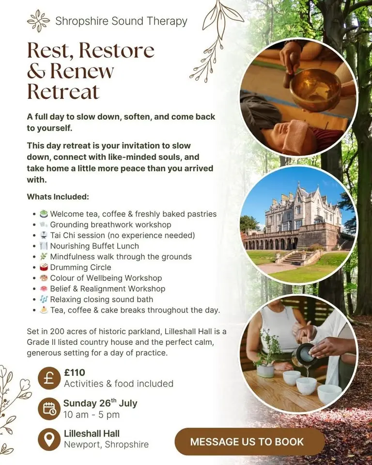 Rest Restore & Renew Well-Being Retreat