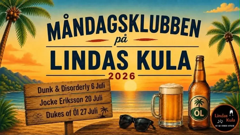 MÅNDAGSKLUBBEN 2026 PÅ LINDAS KULA