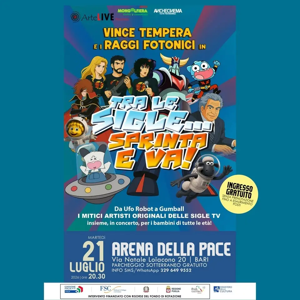Tra le sigle...Sprinta e Va! con Vince Tempera e i Raggi Fotonici
