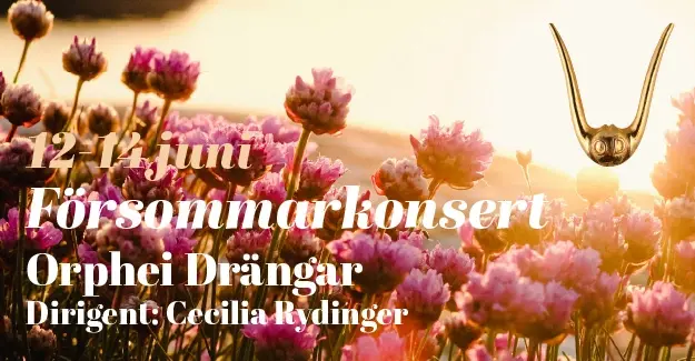Försommarkonsert med Orphei Drängar i Enköping