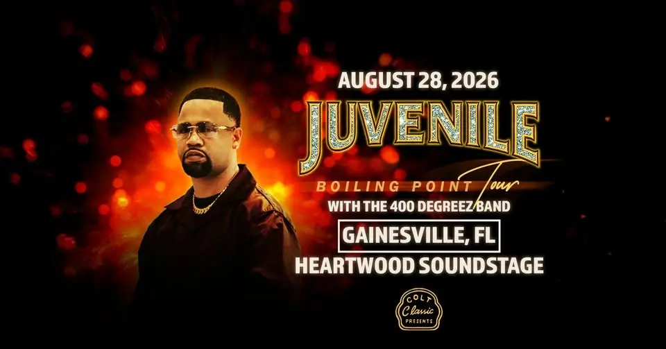 Juvenile’s Boiling Point Album Release Tour with The 400 Degreez Band LIVE at Heartwood