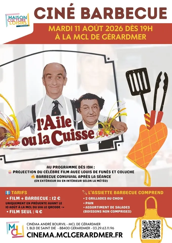 🎬 Ciné-Barbecue "L'aile ou la cuisse" 🎬