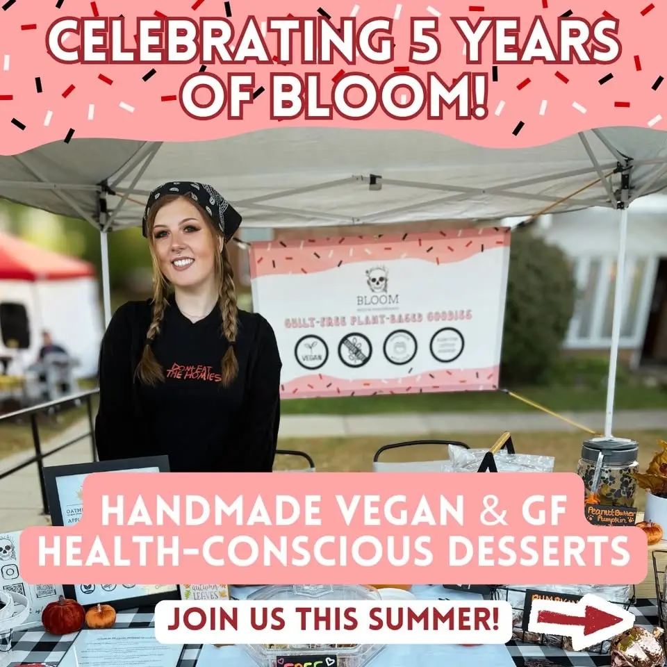 BLOOM Market! (vegan/gf baked goods)