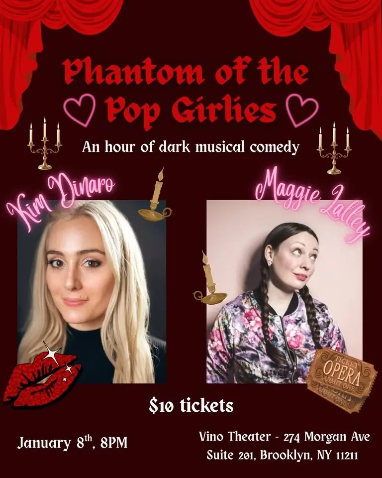 PHANTOM OF THE POP GIRLIES: An hour of dark musical comedy