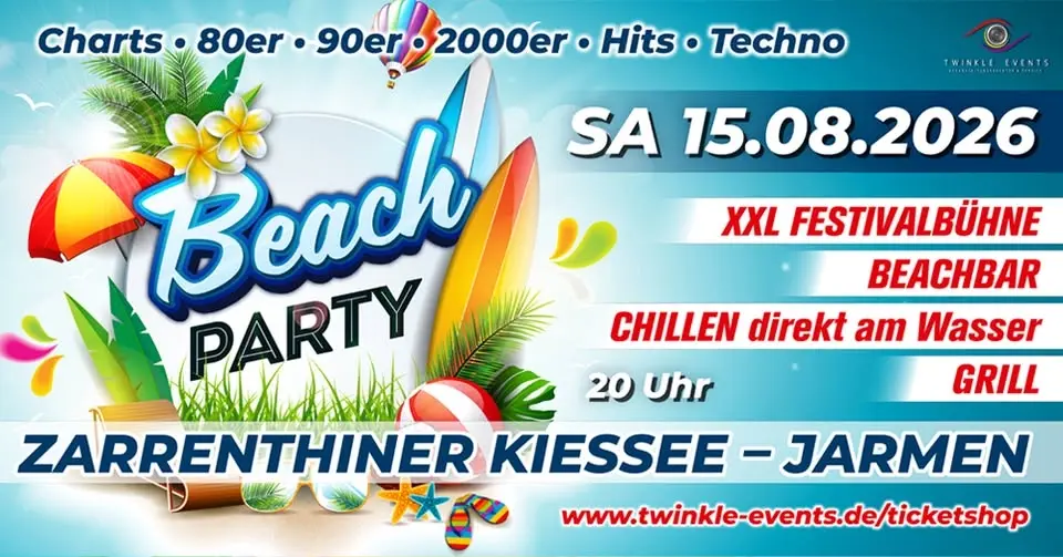 Beachparty w/ Zarrenthiner Kiessee - Jarmen