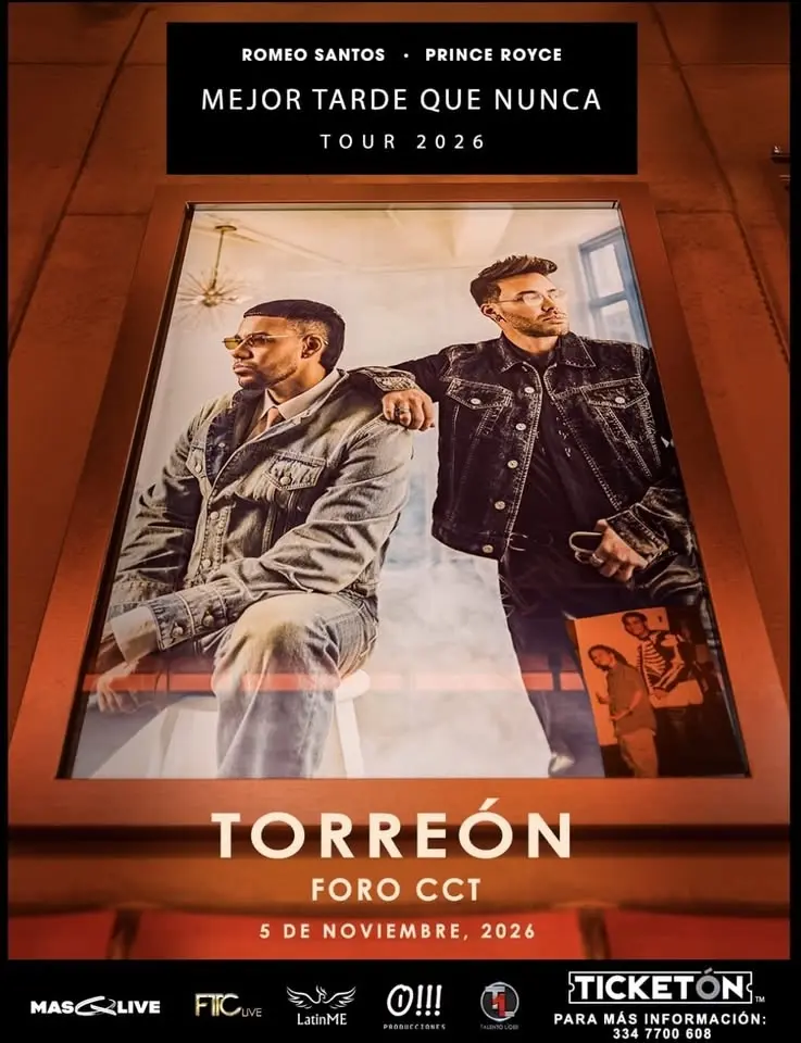 Romeo Santos y Prince Royce en Torreón 