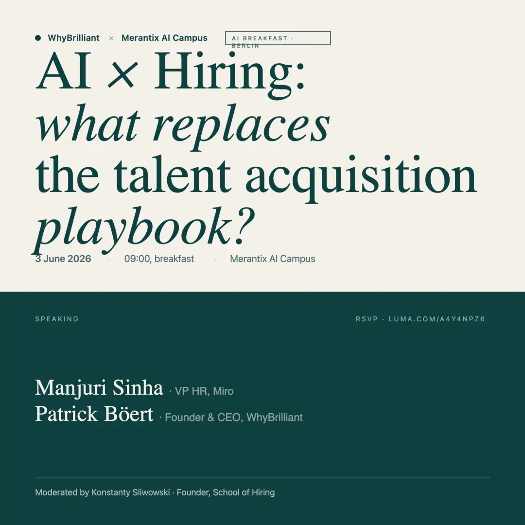 AI x Hiring: What Replaces the Talent Acquisition Playbook?