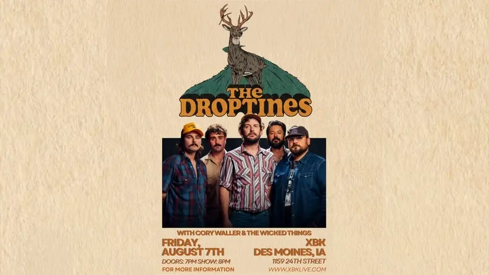 The Droptines  w/ Cory Waller & The Wicked Things
