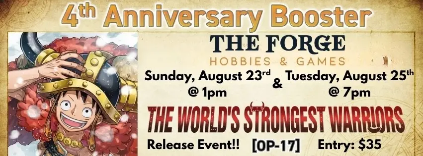 One Piece TCG OP-17 Release Day 1 Event!