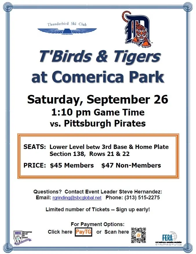 Tbirds at the Tiger Game